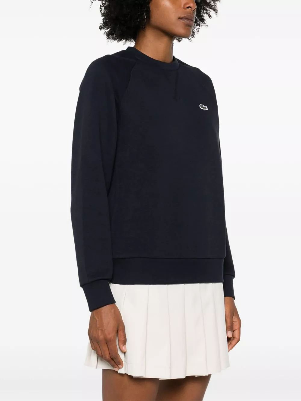 Affordable Lacoste pique crew-neck sweatshirt Women 0130