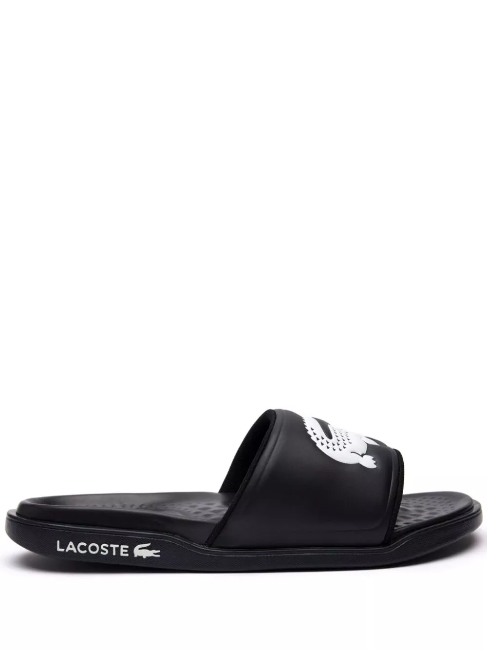 Lacoste Croco Dualiste logo strap slides Men 0113