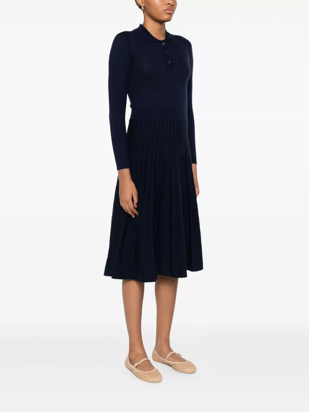 Affordable Lacoste knitted midi dress Women 0128