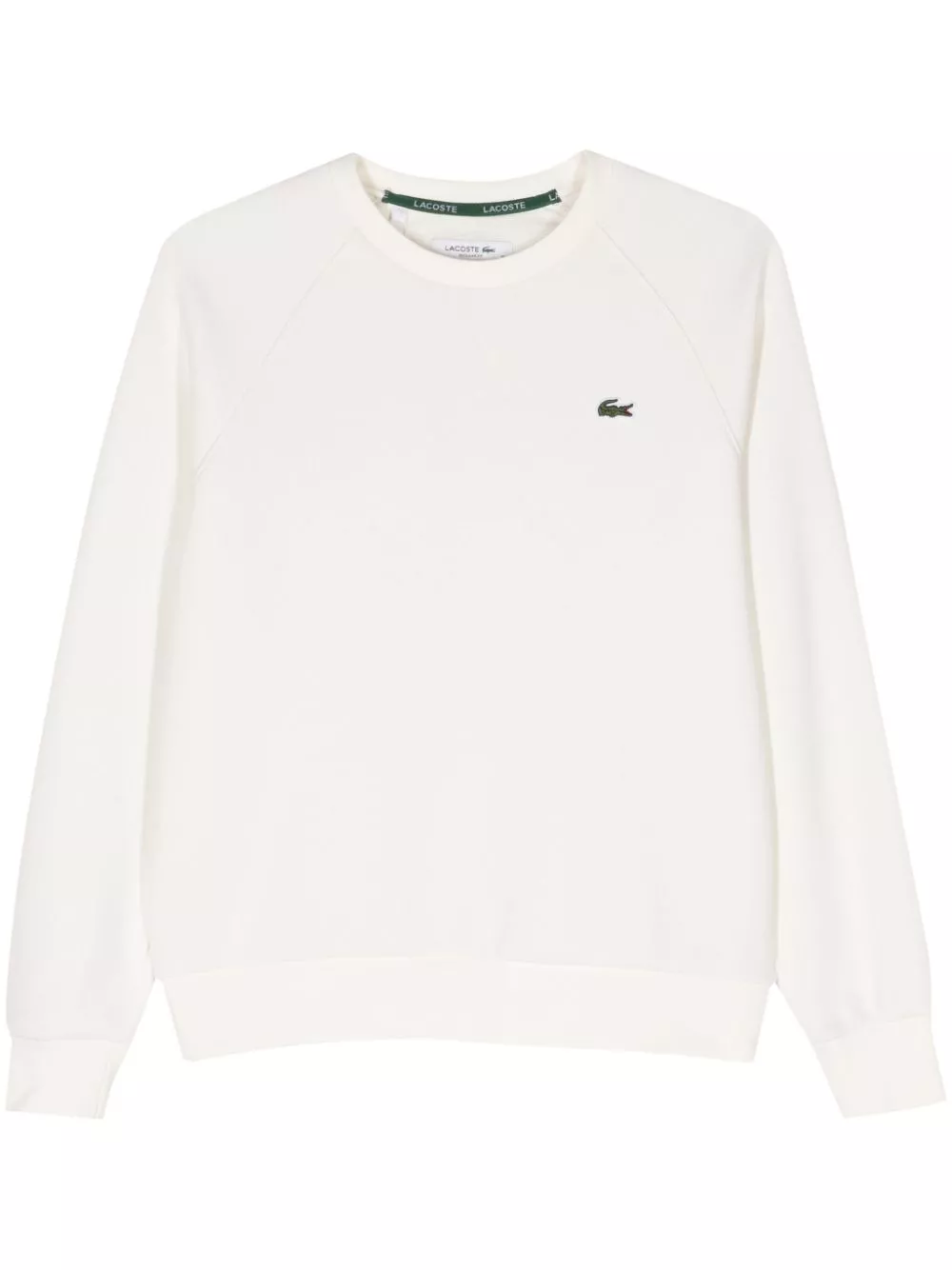 Cheap Lacoste Crocodile-patch jersey sweatshirt Women 0128