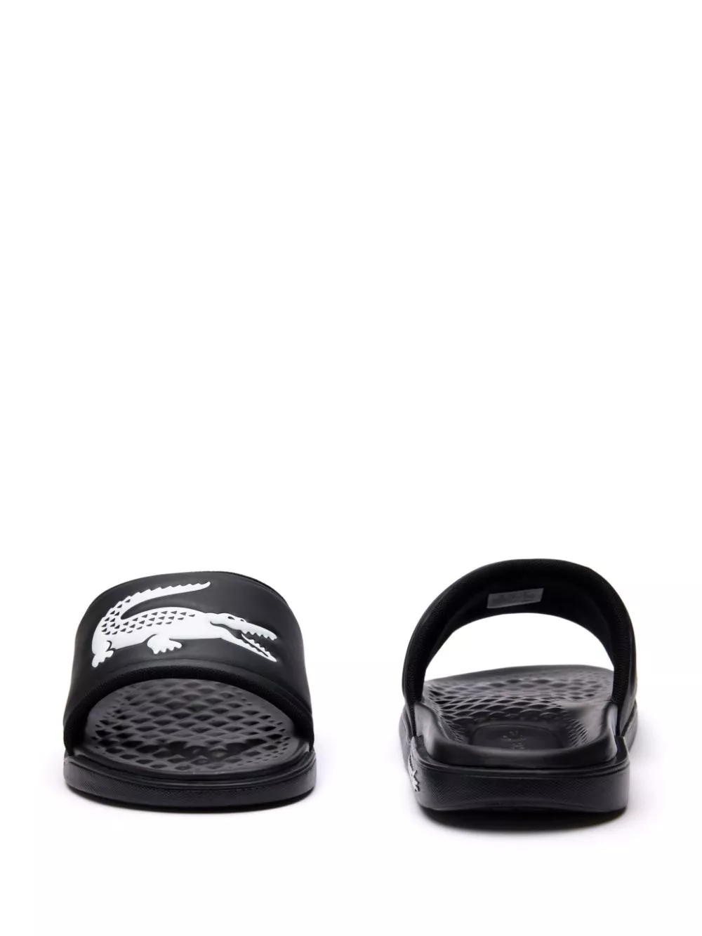 Affordable Lacoste Croco Dualiste logo strap slides Men 0125