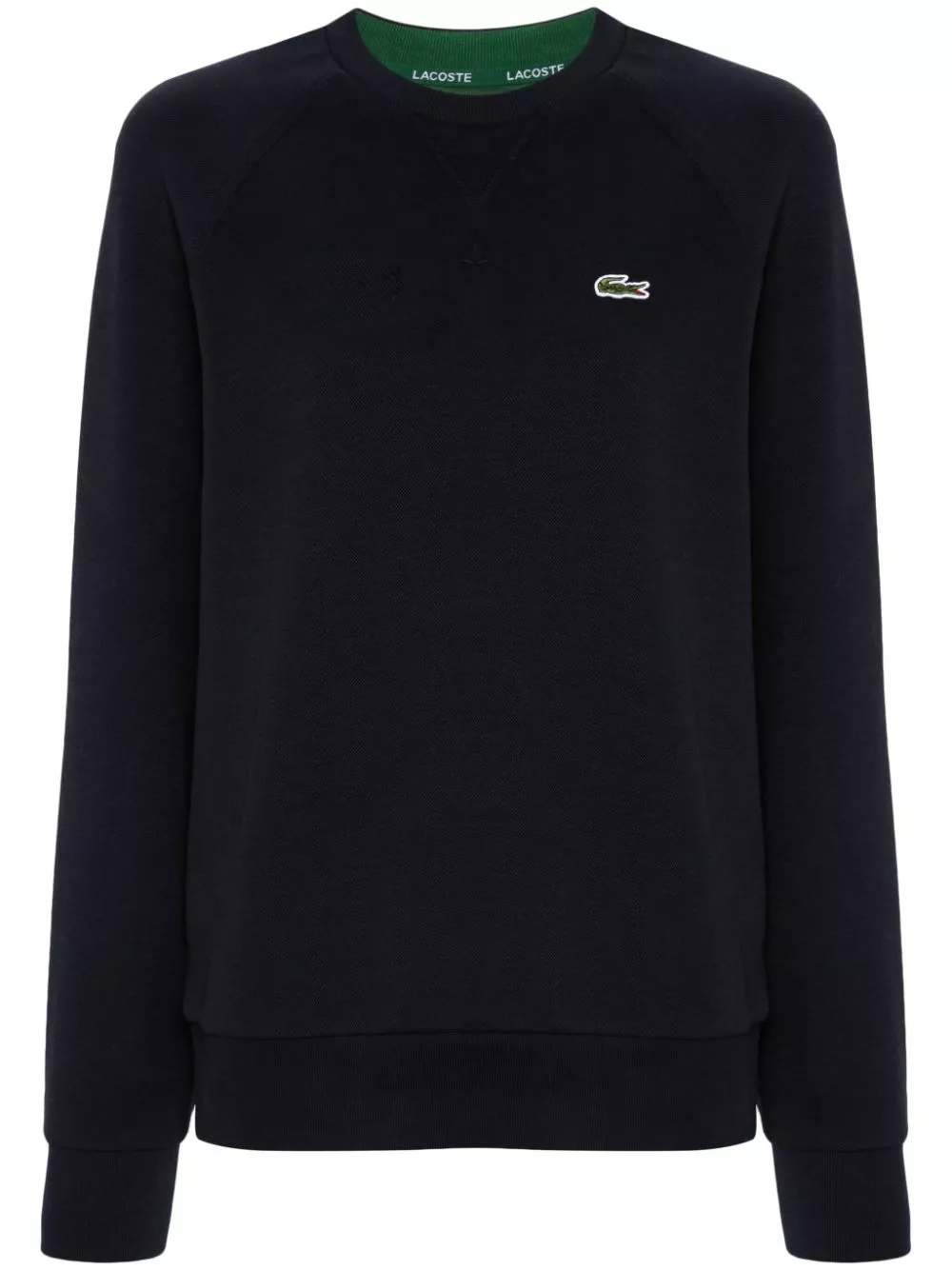 Affordable Lacoste pique crew-neck sweatshirt Women 0130