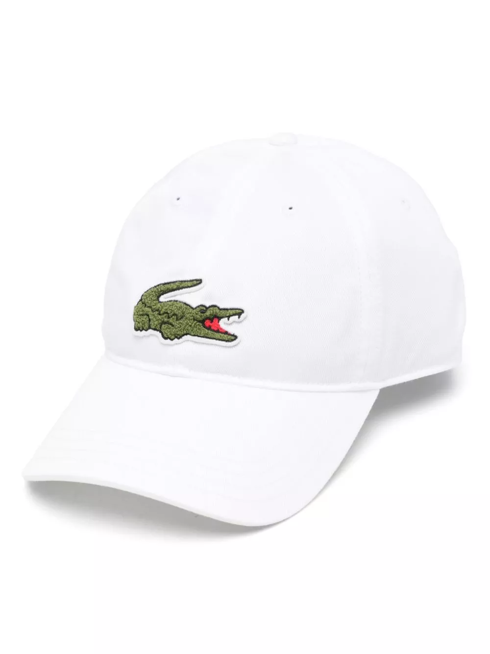 Cheap Lacoste Crocodile-patch twill cap Women 0131