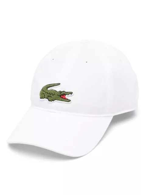 Cheap Lacoste Crocodile-patch twill cap Men 0129