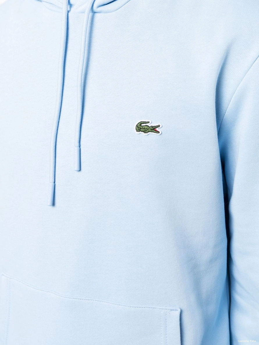 Cheap Men drawstring crocodile Lacoste hoodie logo-patch 0215