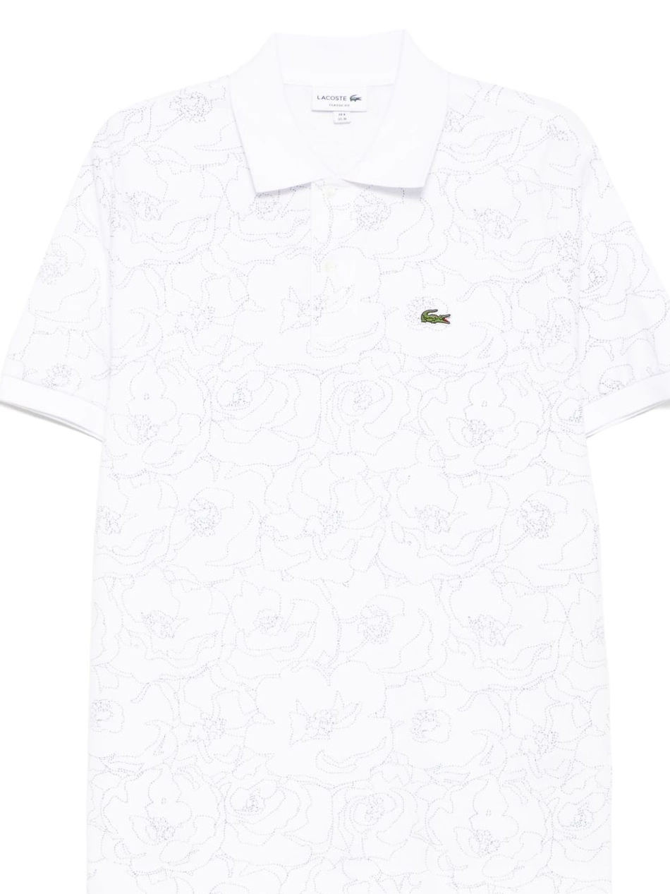 Cheap Print Flower Men Shirt L.12.12 Lacoste Polo 0214