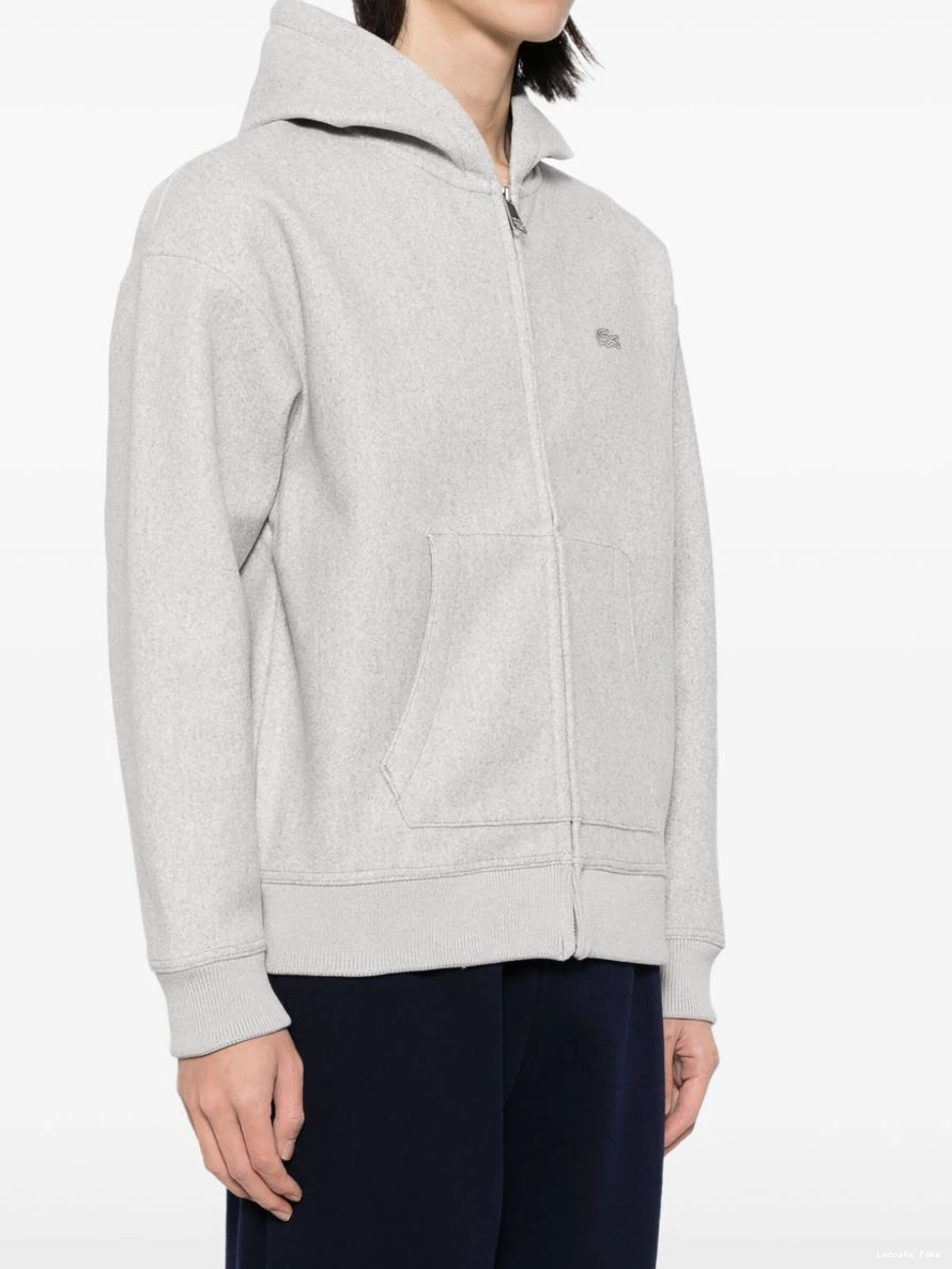 Affordable zip-up Men hooded fit jacket loose Lacoste 0220