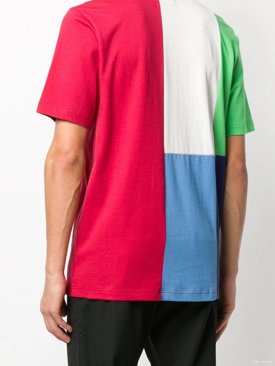 Affordable Lacoste Men colour-block T-shirt 0210