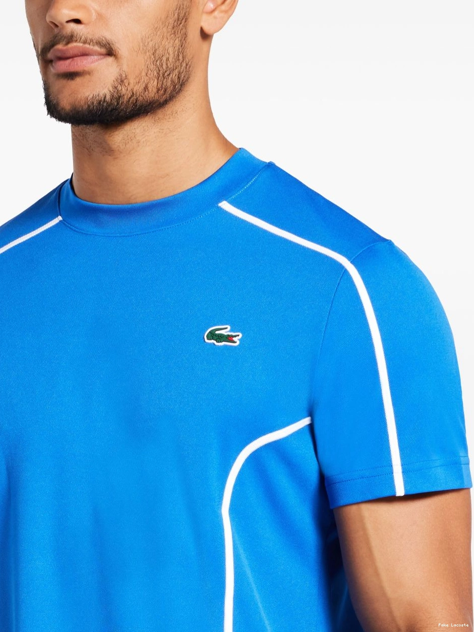 Affordable Lacoste logo-applique Men T-shirt Ultra Dry 0211