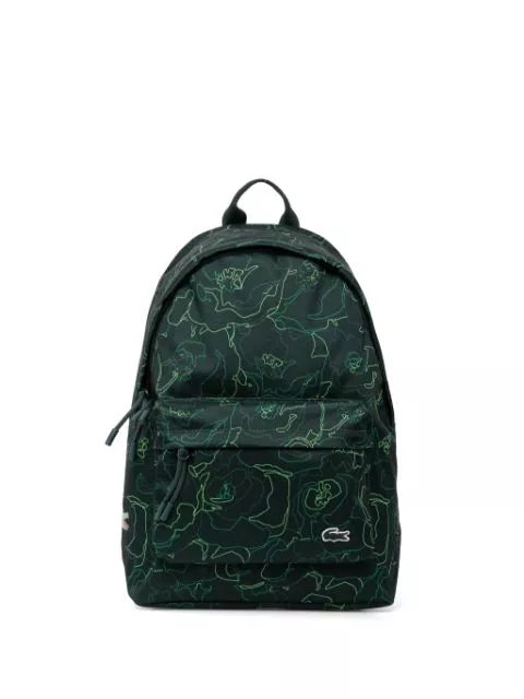 Cheap Lacoste graphic-print backpack Women 0204