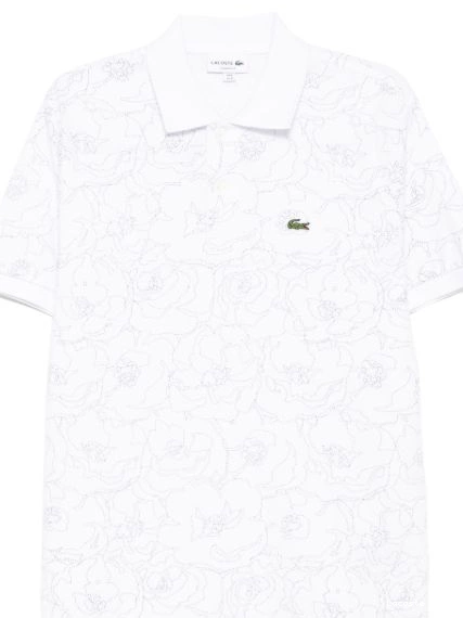 Affordable Polo L.12.12 Men Print Flower Shirt Lacoste 0221