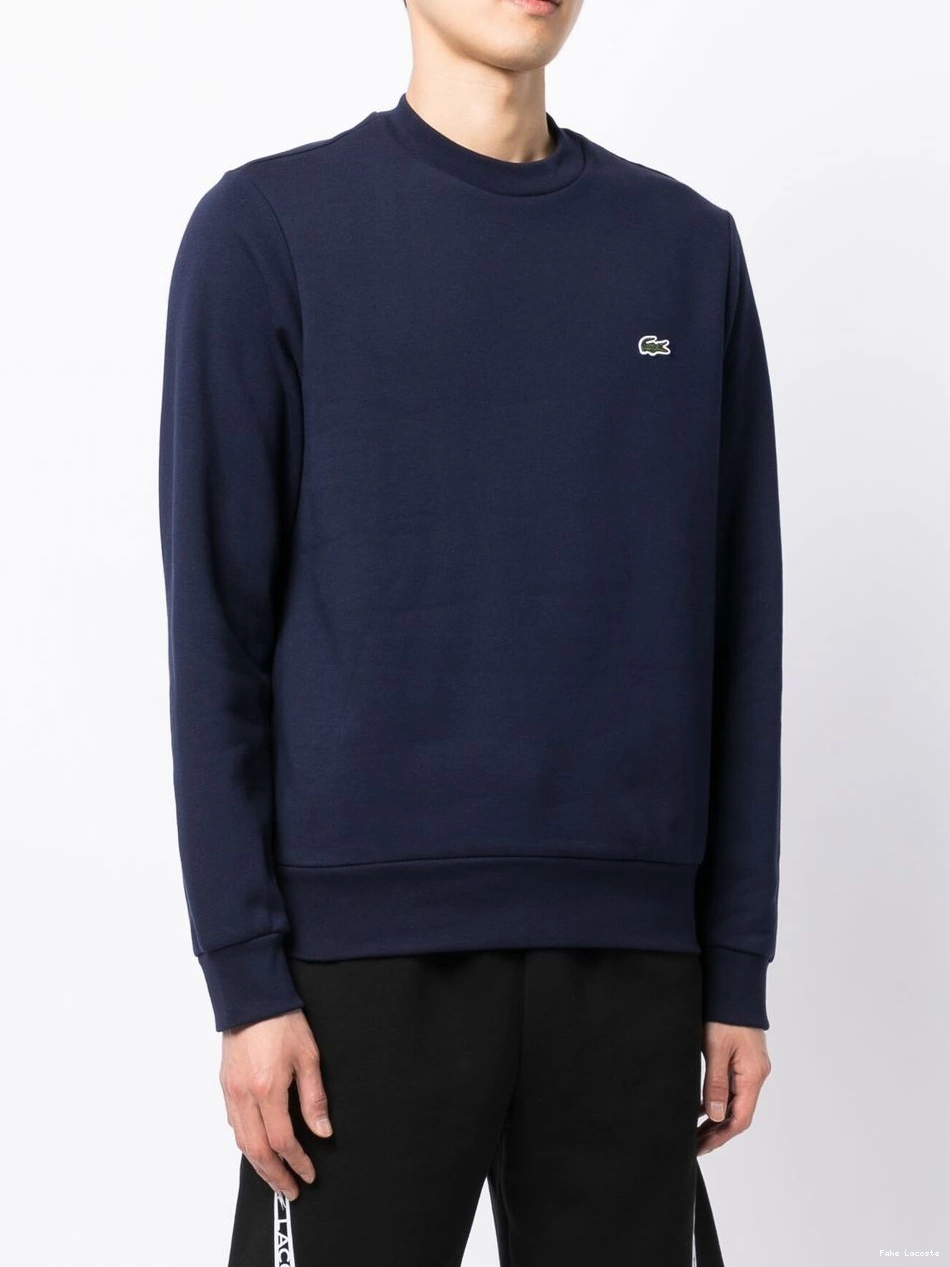 Affordable Men Classic logo-patch cotton sweatshirt Lacoste 0212