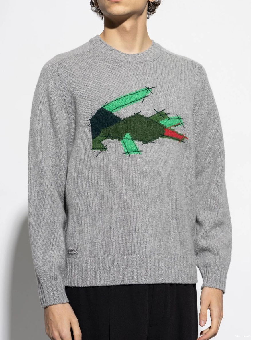 Cheap jumper Lacoste Men Crocodile-motif wool 0212