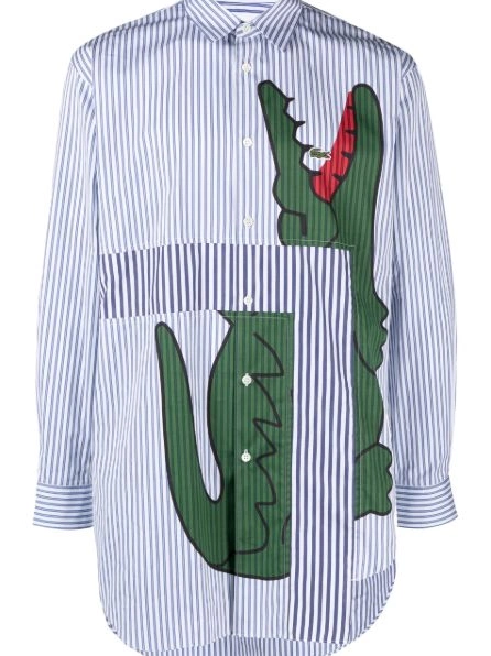 Affordable graphic-print Men Shirt shirt Comme Lacoste Des Garcons x 0220