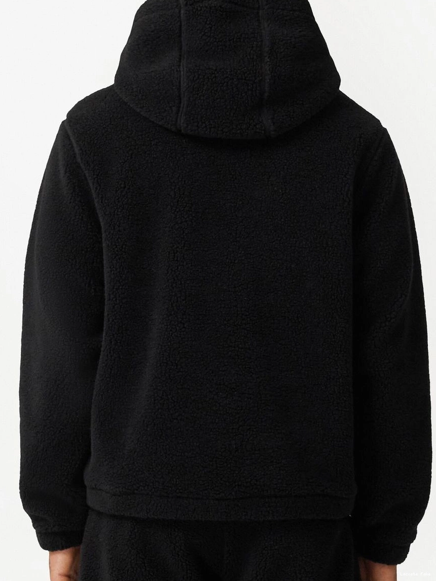 Cheap Men hoodie embroidered fleece Lacoste 0215