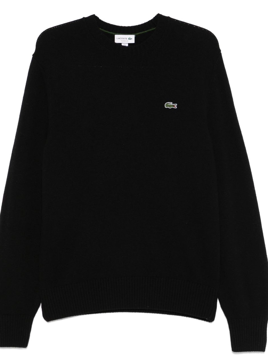 Cheap carded-wool Lacoste crew-neck Men sweater 0213