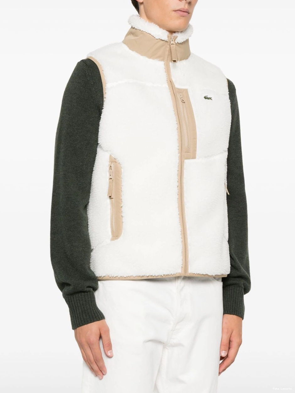 Cheap Men fleece sherpa gilet Lacoste 0211