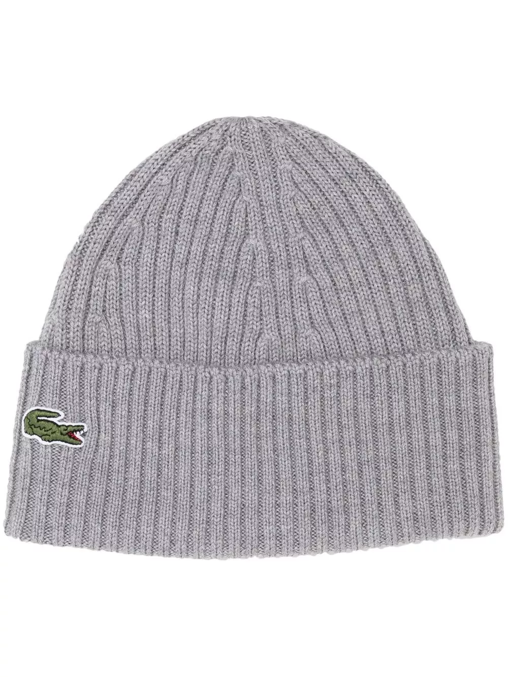 Affordable Lacoste Crocodile-patch wool beanie Men 0206