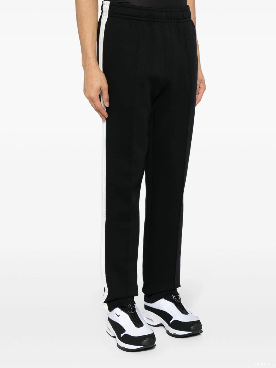 Affordable track crocodile-applique Men Lacoste pants 0214