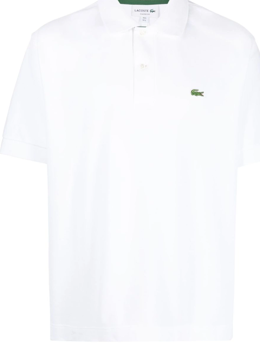 Affordable logo-applique Lacoste shirt Men polo short-sleeve 0214