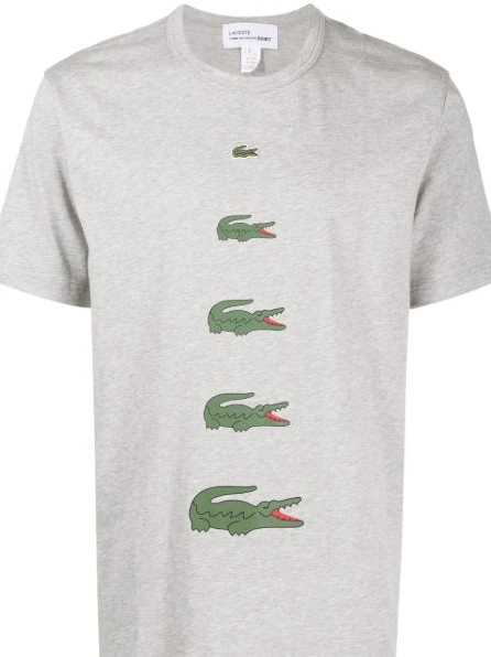 Cheap logo-print Lacoste cotton x Des T-shirt Garcons Comme Shirt Men 0221