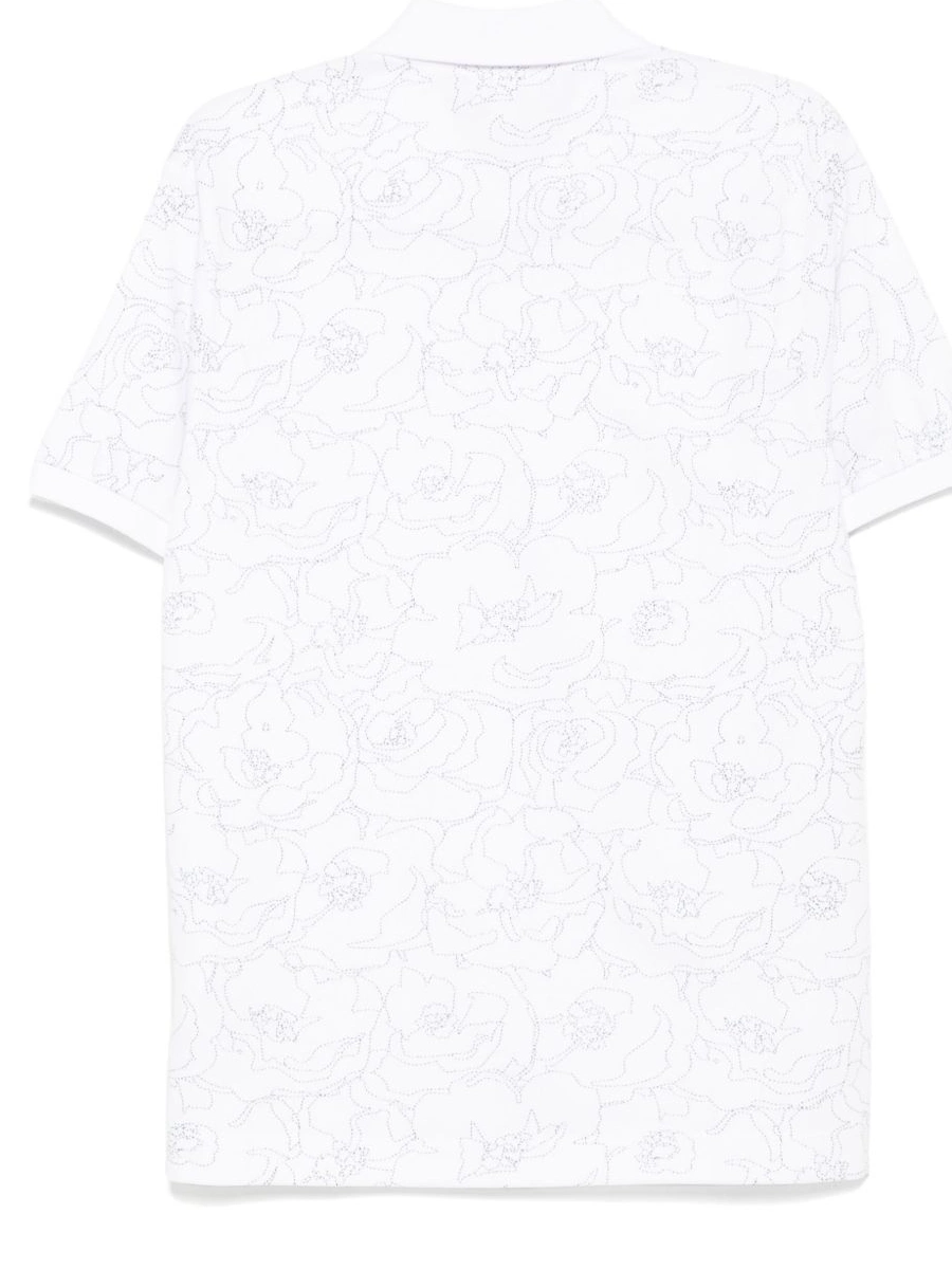 Affordable L.12.12 Flower Men Polo Shirt Lacoste Print 0210