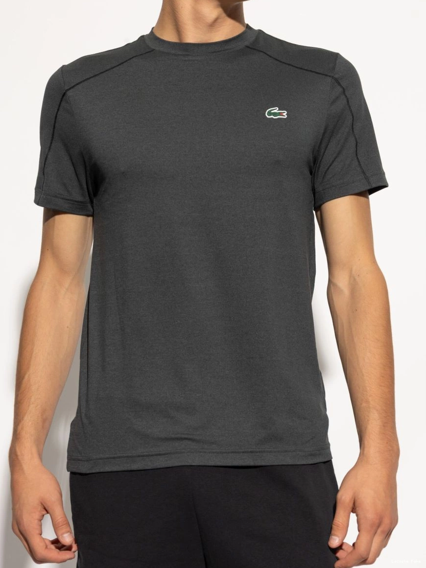 Affordable short Men Lacoste sleeve stretch t-shirt 0214