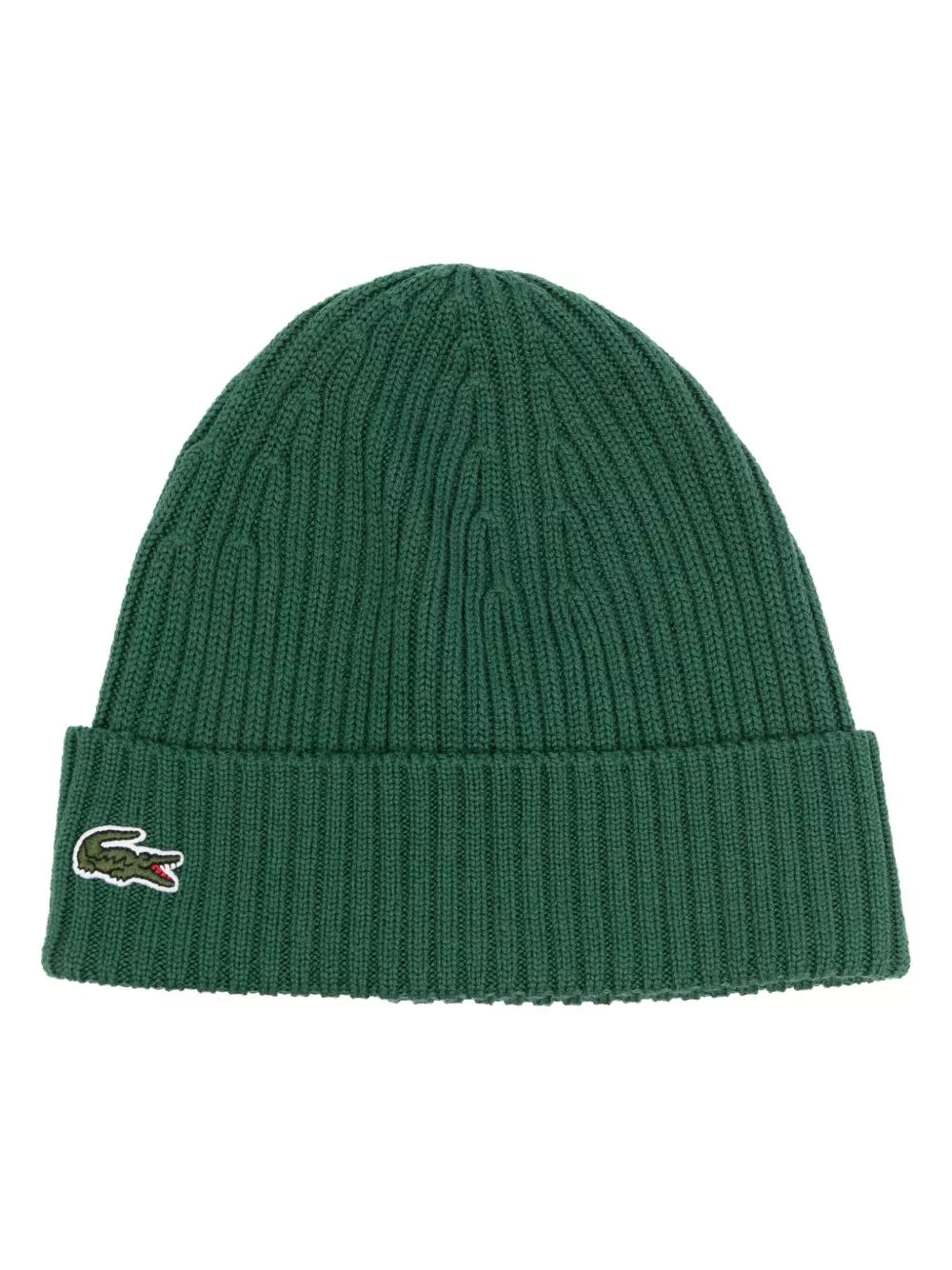 Cheap Lacoste logo-patch wool beanie Men 0206