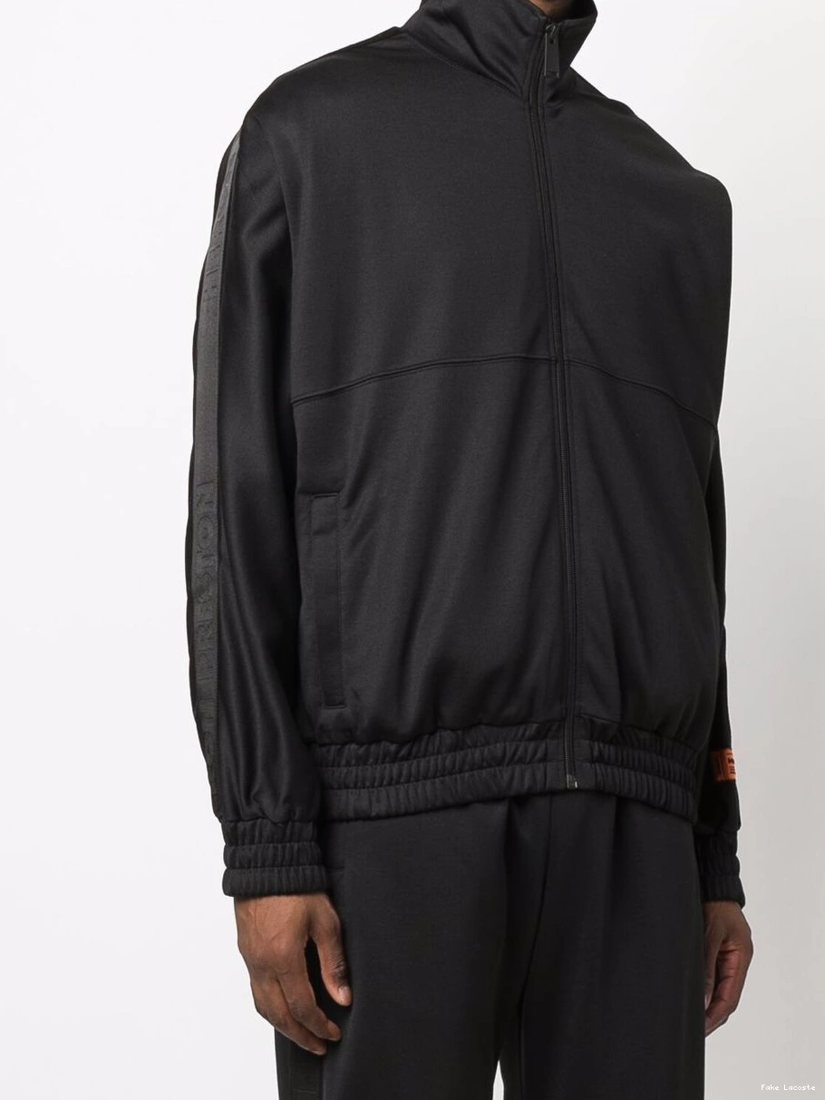 Affordable Lacoste Men track jacket logo-patch 0218