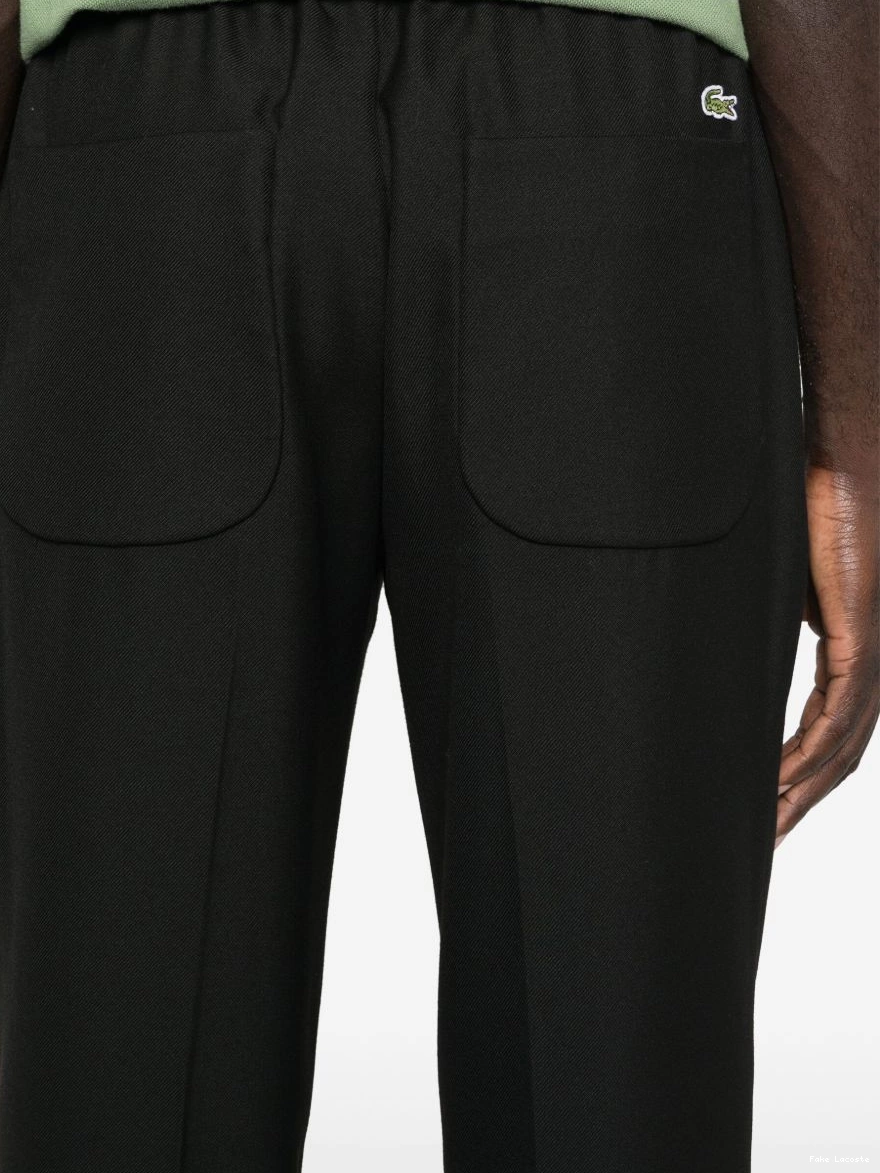 Cheap raised Lacoste trousers Men seam-detail 0211