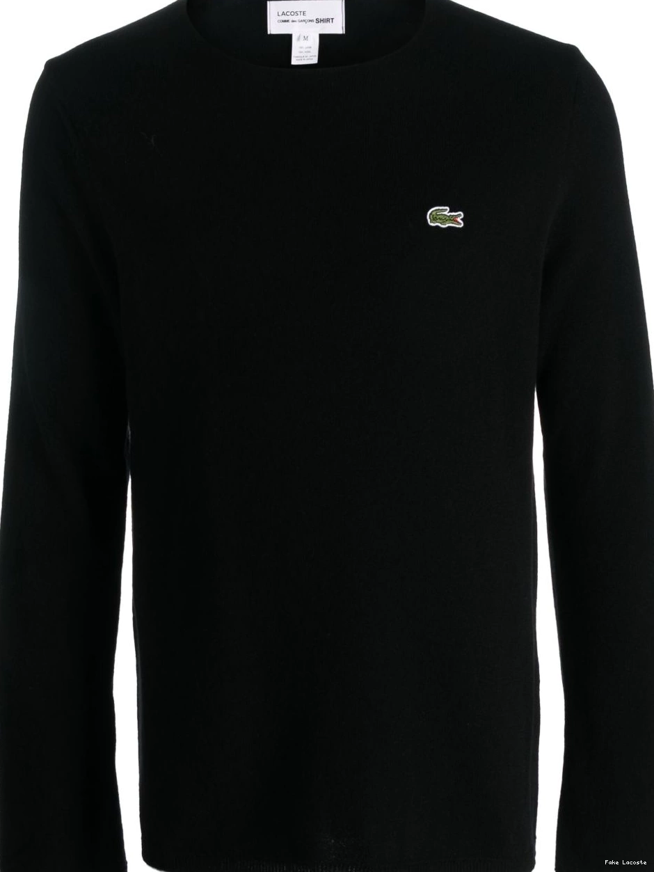 Cheap T-shirt Men Comme Garcons Lacoste x Shirt Des long-sleeve 0212