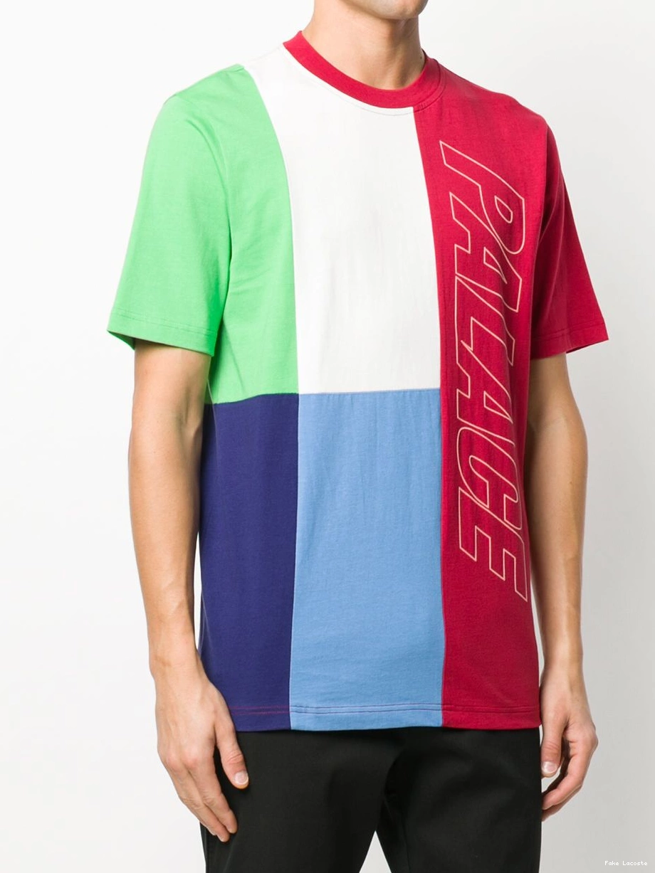 Cheap T-shirt Lacoste Men colour-block 0223