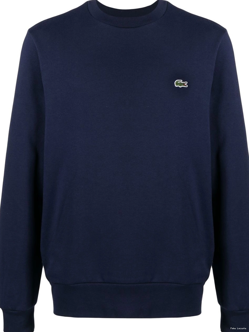 Affordable Men Classic logo-patch cotton sweatshirt Lacoste 0212