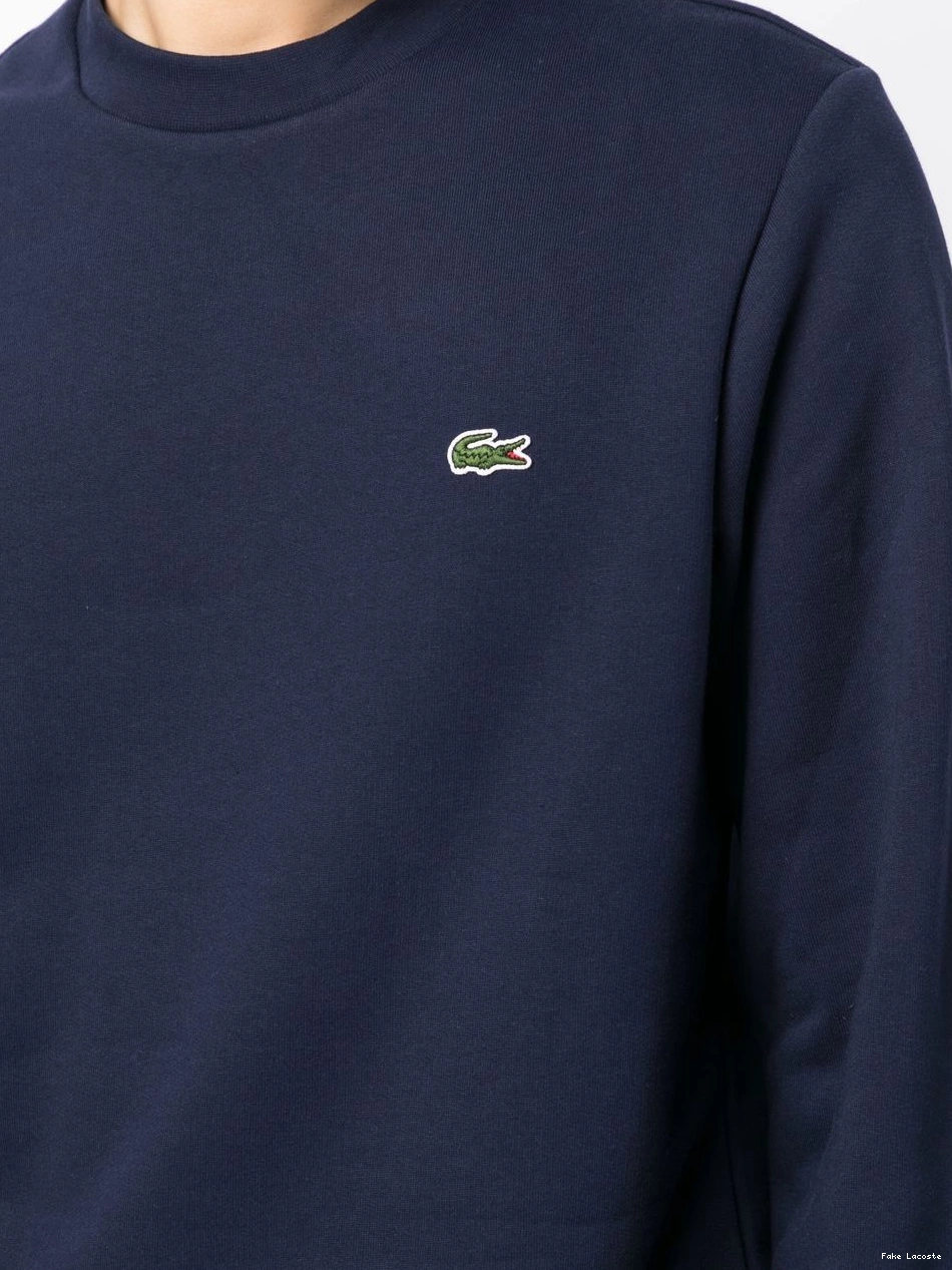 Affordable Men Classic logo-patch cotton sweatshirt Lacoste 0212