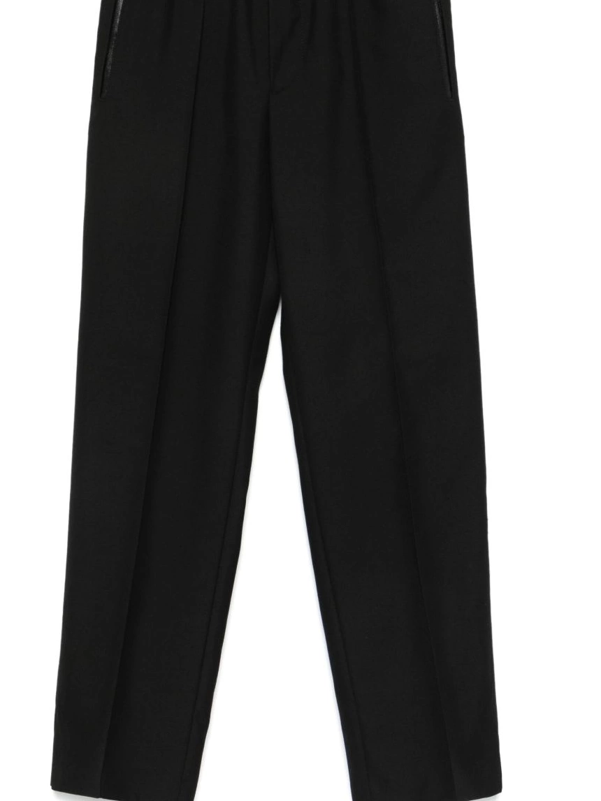 Affordable raised seam-detail Men Lacoste trousers 0213