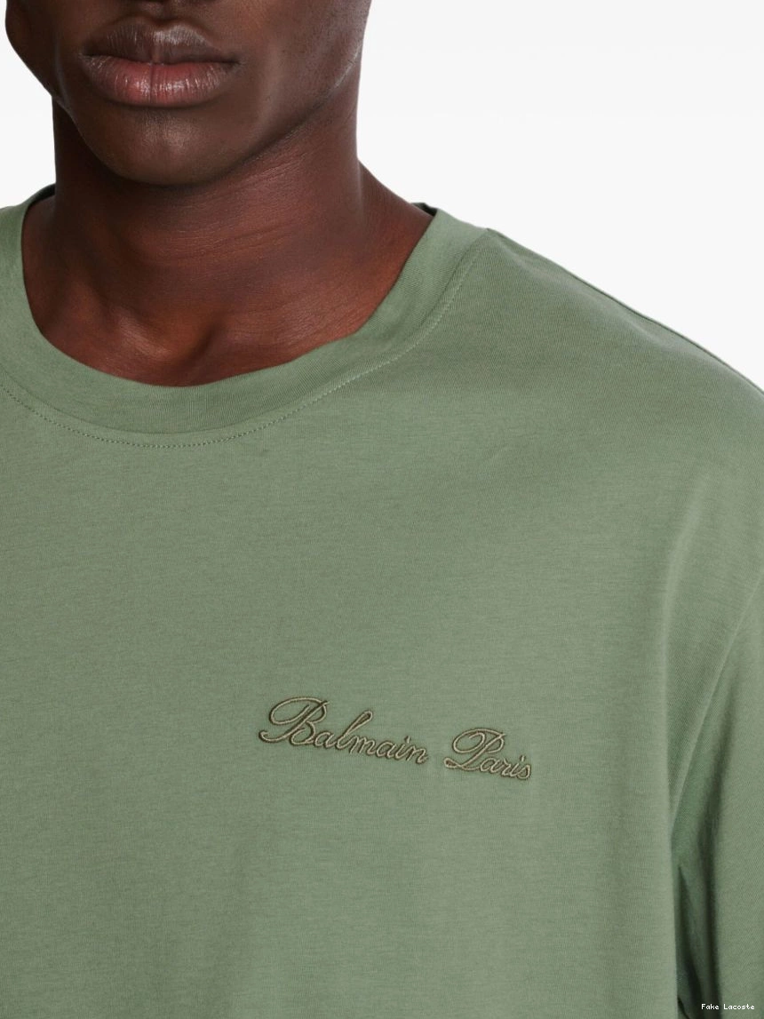 Affordable Men logo-embroidered Lacoste T-shirt 0217