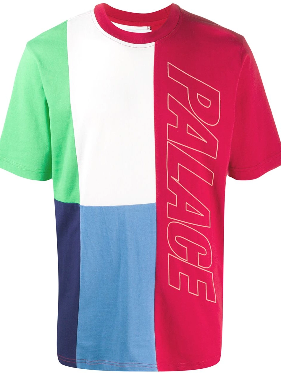 Cheap Men Lacoste colour-block T-shirt 0216