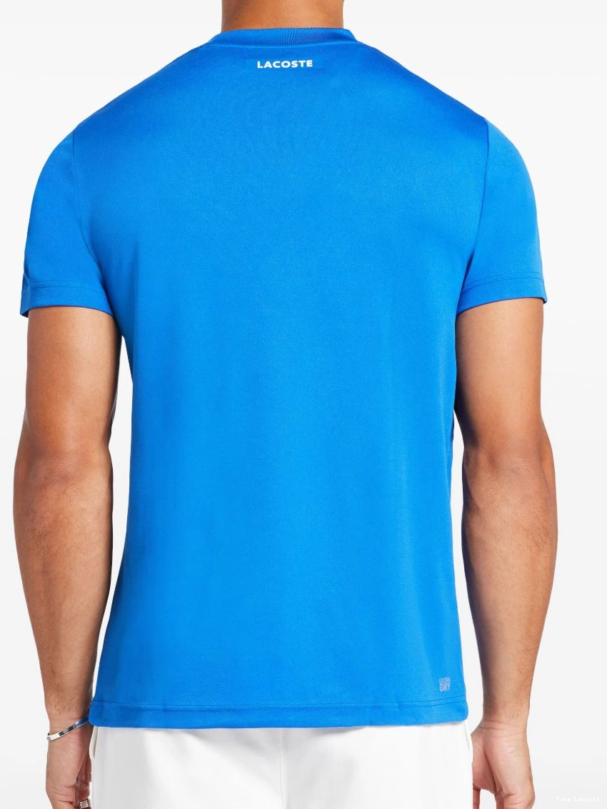 Affordable Lacoste logo-applique Men T-shirt Ultra Dry 0211