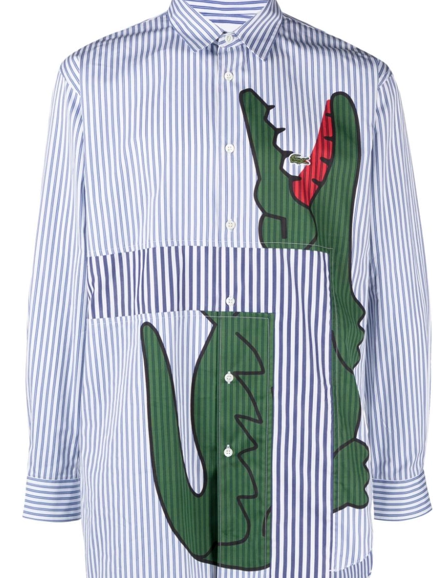 Affordable graphic-print Men Shirt shirt Comme Lacoste Des Garcons x 0220