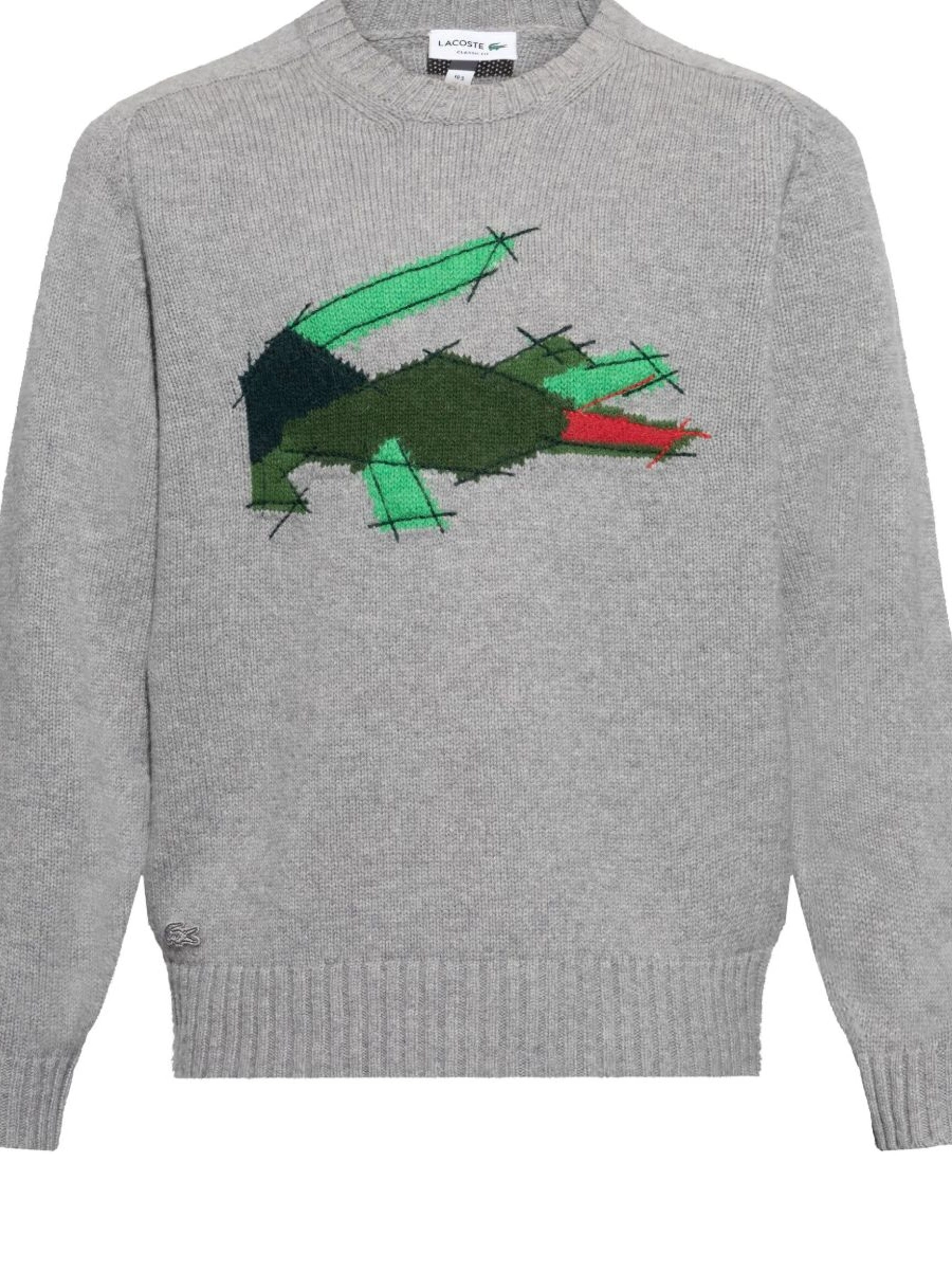 Cheap wool Men jumper Lacoste Crocodile-motif 0224